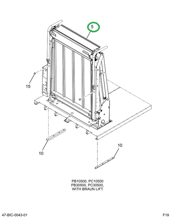 2225697C92 Lift, Wheelchair, Bus Body, Br