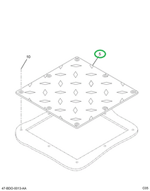 2225708C1 Plate, Diamond Fuel Sending Un