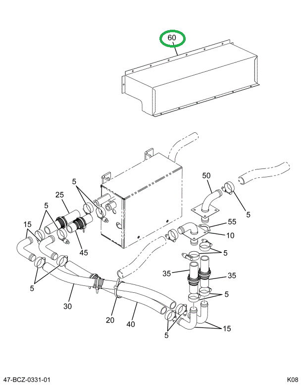 2225709C1 Cover, Splice Thru Floor