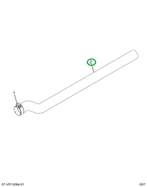 2225740C1 Pipe, Exhaust Offset Under Bum