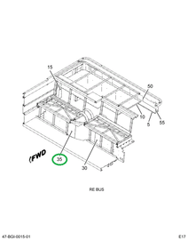 2225757C2 Panel, Retainer Bottom