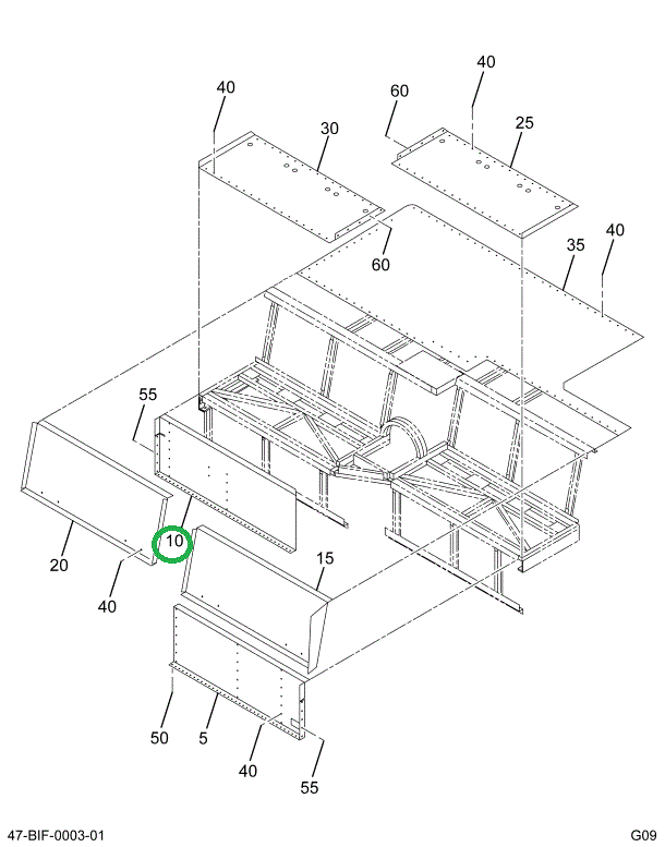 2225759C1 Panel, Retainer Bottom