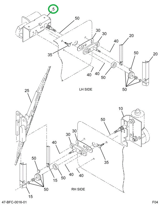 2225853C1 BLADE,WIPER  W/S  MOTOR  BRACK