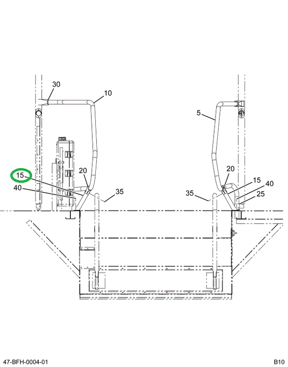 2225875C1 Brace Assembly, Mirage Lift St