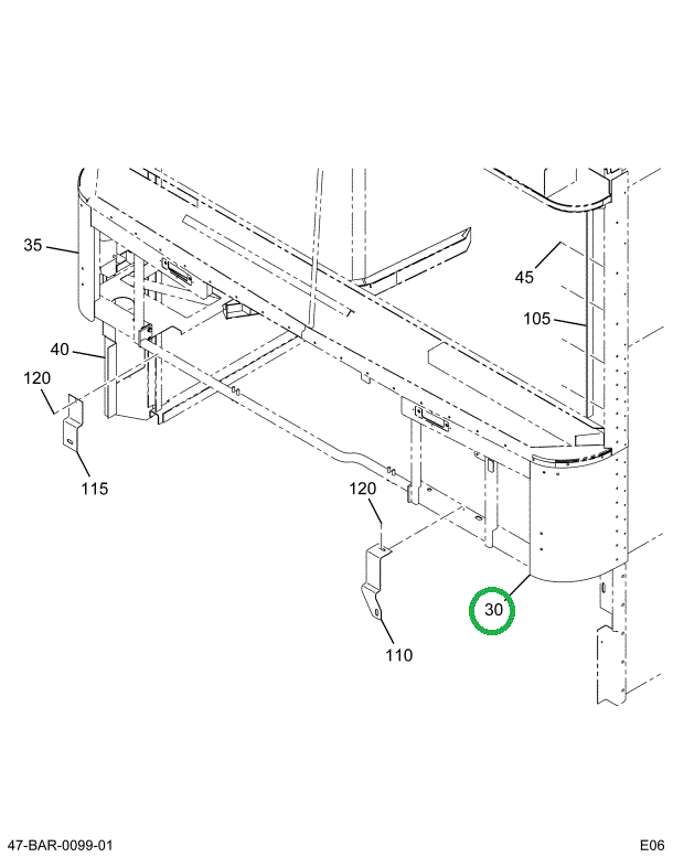 2225885C1 Panel, Cowl Left