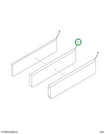 2226065C1 Foam, Pad Door Hder Bumper Rea