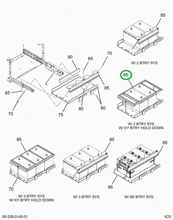 2226203C92 SUPPORT,BRKT, BATTERY ASSY HLD