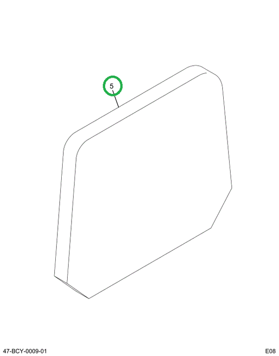 2226204C1 Upholstery Assembly Seat Back