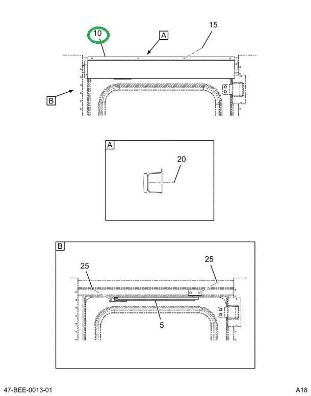 2226380C1 Cover, Side Door Prop Standard