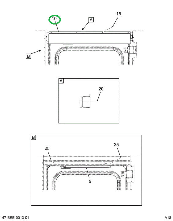 2226380C1 Cover, Side Door Prop Standard