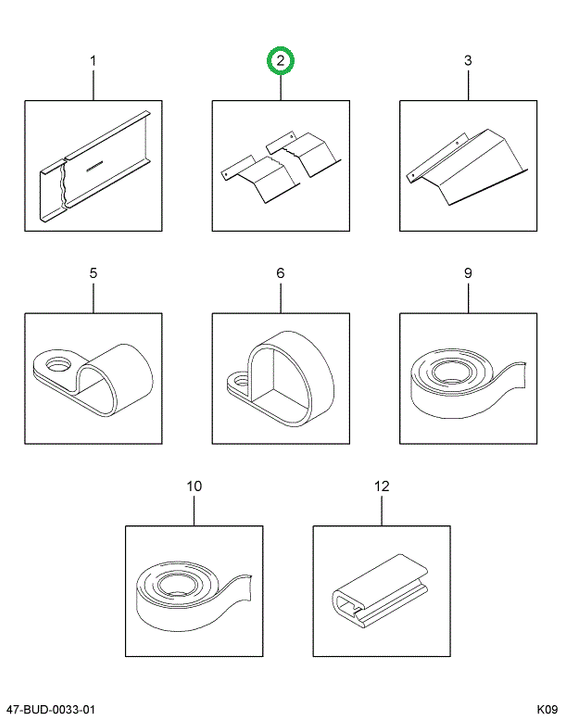 2226429C1 Cover, Corner Hose Spring Whit