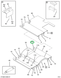 2226662C1 BRACE SKIRT 14.5 IN L