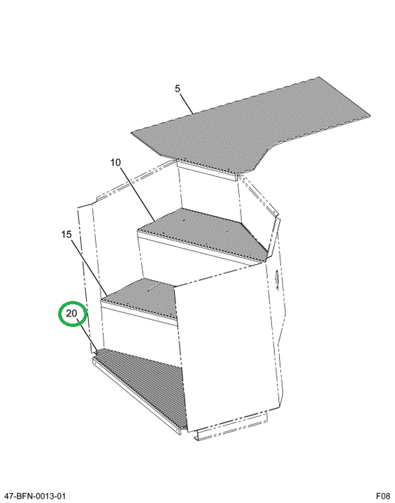 2226984C1 Tread, Step Pebble Vinyl