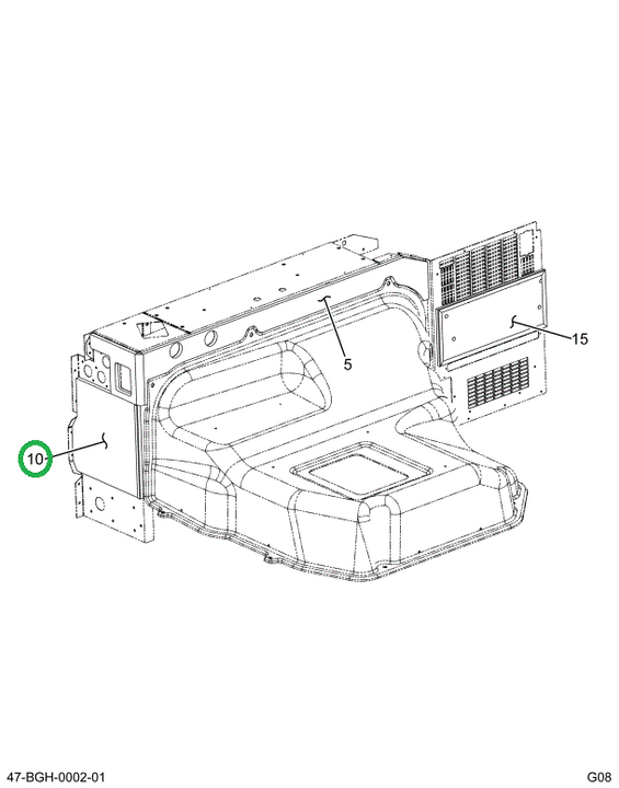 2227043C1 Insulation, Foot Pad Driver