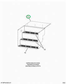2227053C2 Plate, Wear, Door, Vinyl Non-m