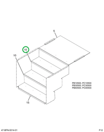 2227163C2 TREAD STEP TOP VINYL PEBBLE