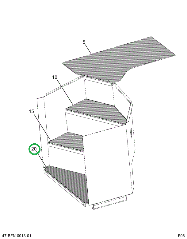 2227198C1 Tread, Step, Bus, Pebble