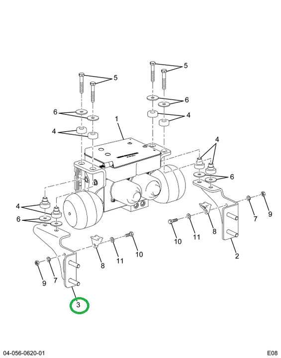 2227224C1 Support, Bracket Front