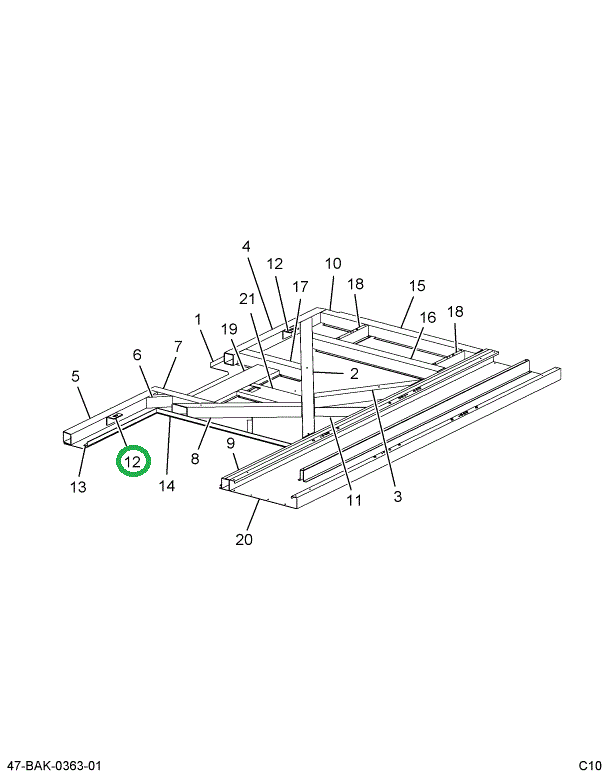 2227413C3 ANGLE   TIE DOWN 3 IN