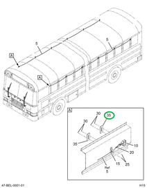 2227586C1 Plate, Backing Lightbar