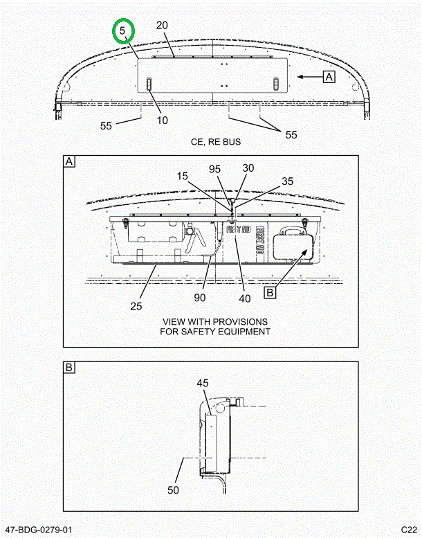 2227734C2 Door, Sign Assembly Destinatio