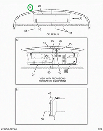 2227734C2 Door, Sign Assembly Destinatio