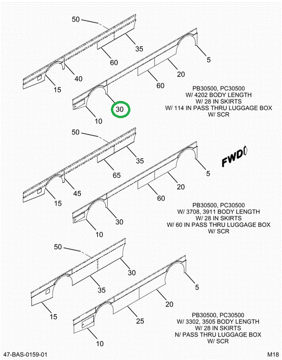 2227793C1 Skirt Forward Of Rear Wheel Po