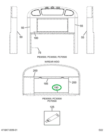 2228014C2 Panel Strip Rear Inside Trim-*