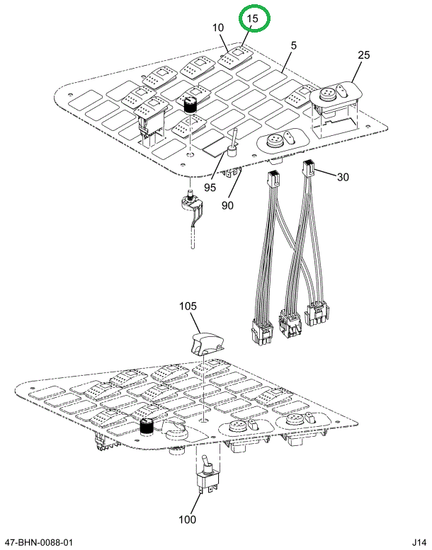 2228093C1 ACTUATOR  ROCKER DEFROST FAN