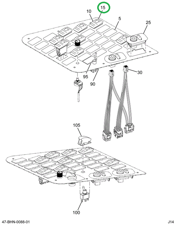 2228093C1 ACTUATOR  ROCKER DEFROST FAN