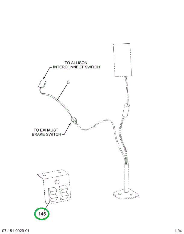 2228105C1 Actuator, Rocker Exhaust Brake