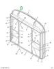 2228145C4 Brace Rear L Flush Evaporator