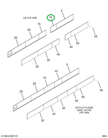 2228254C1 Skirt, Bus Body, 3 Bow Gas Poc