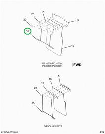 2228273C2 BRACE, BUS BODY, REAR TUBULAR