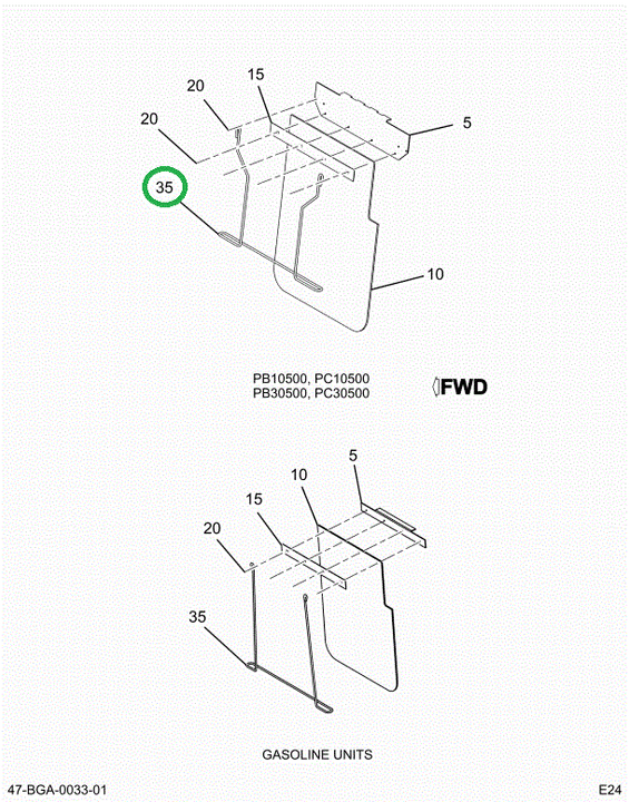 2228273C2 BRACE, BUS BODY, REAR TUBULAR
