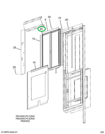 2228431C2 POST,CAP INTERIOR DRIVERS WIND