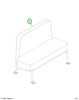 2228513C91 Seat, 4- Leg R 3pt 39 Inch 42v