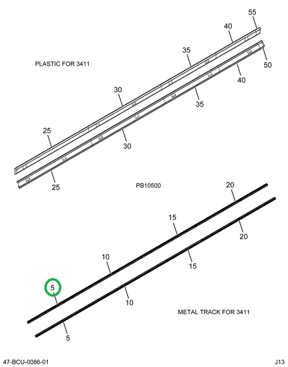 2228578C1 SUPPORT LIGHT BAR 2.5 BOW 67.
