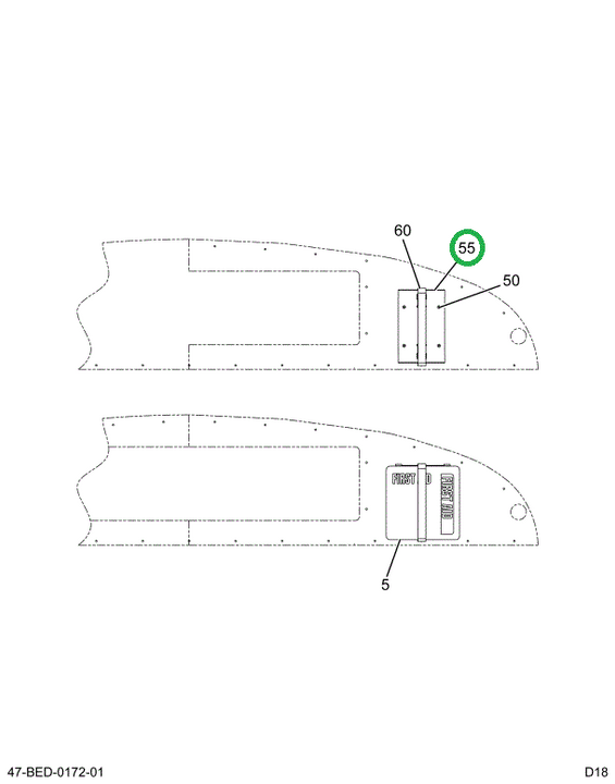 2228786C1 Mounting, Bulkhead