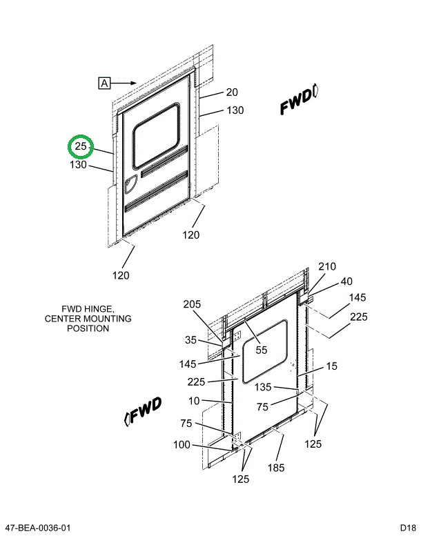 2228803C1 Cap, Door, Bus, Mdl Of Door Op