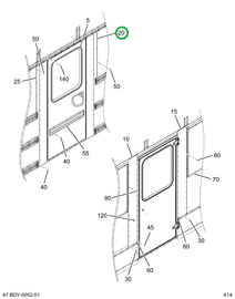2228804C1 Cap Offset Posn L Aft /r Forwa