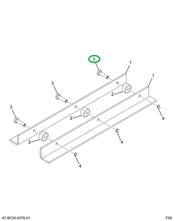 2228838C1 PIN CLEVIS 1/2  BATTERY BOX