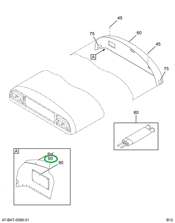 2228956C3 Cap Rear W/standard Mounting E