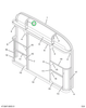 2229036C3 Brace Assembly Rear L Flush Ev