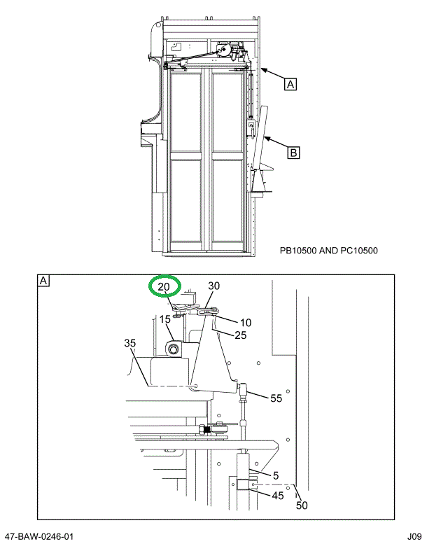 2229055C2 LINKAGE  CONNECTING  ASSY EMER