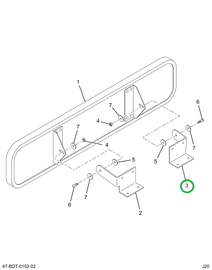 2229245C1 SUPPORT DRVR MIRROR L