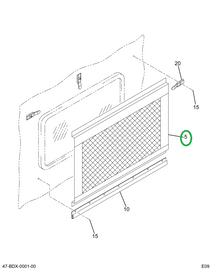 2229400C2 Guard, Glass Assembly Back Up