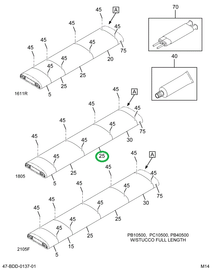2229422C4 Lining, Over Head, Bus Body, S