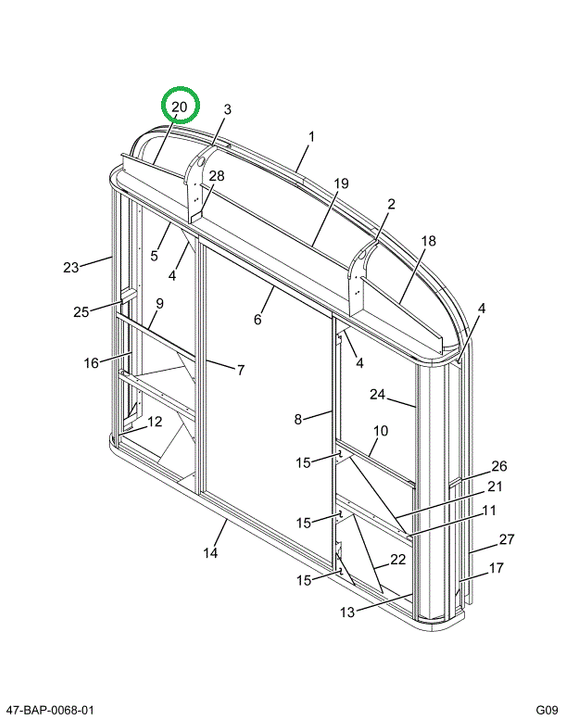 2229473C2 Brace Bow L Colorado. Construc