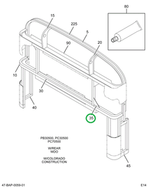 2229487C1 Support Fr Rear Kickout Window